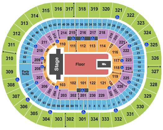 Moda Center Trans-Siberian Orchestra Seating Chart